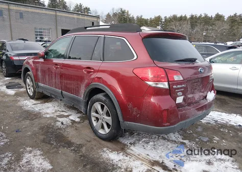 2013 Subaru Outback 2.5I Premium from USA, damaged, VIN 4S4BRBCC9D3318506